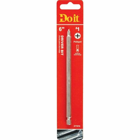 ALL-SOURCE #1 Phillips 6 In. Power Screwdriver Bit 376051DB